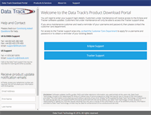 Tablet Screenshot of dload.dtrack.com